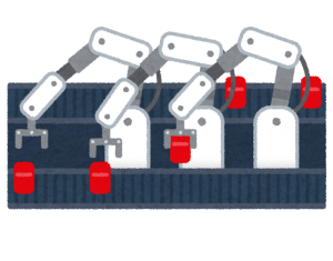工場ロボット
